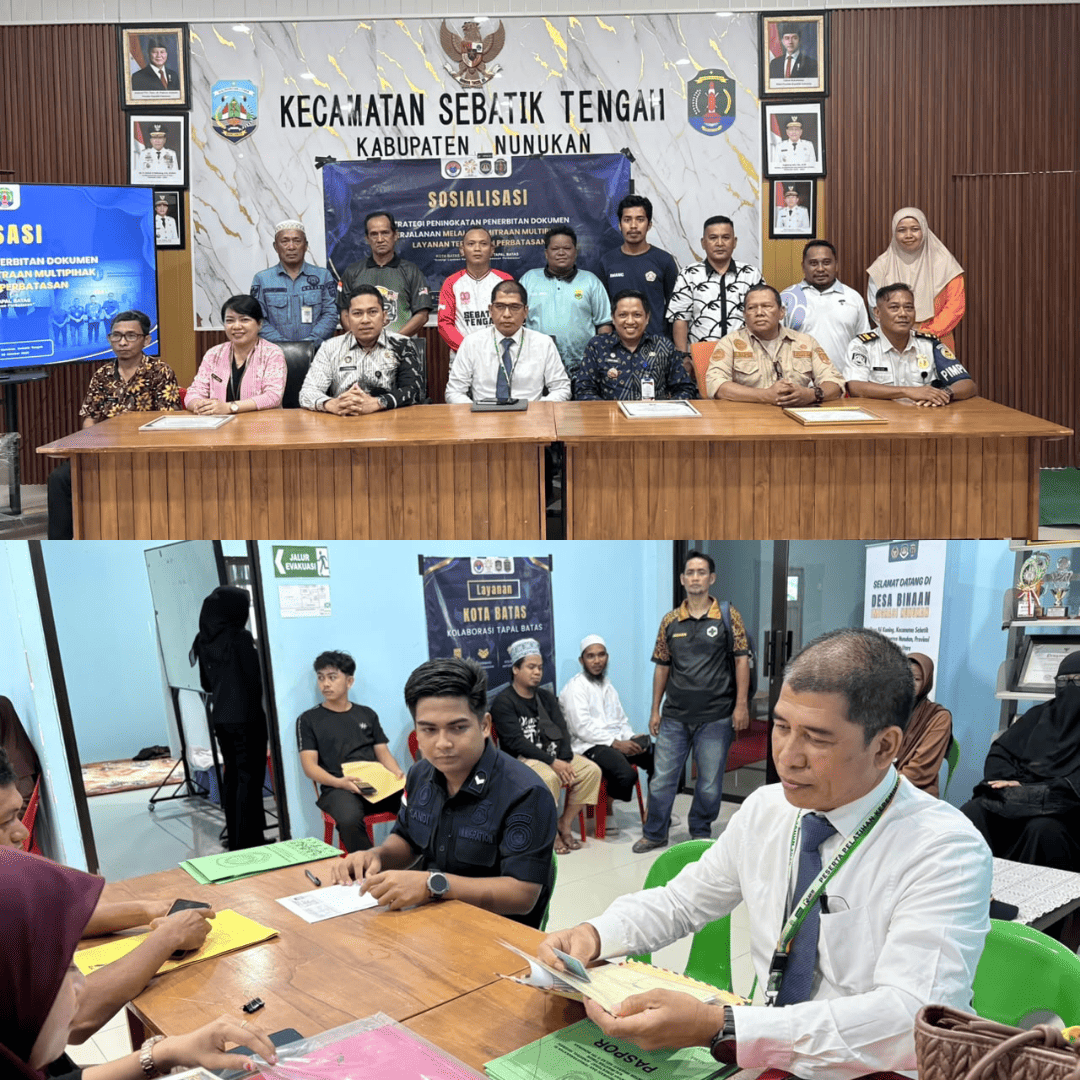 Implementasi KOTA BATAS, Kanwil Ditjen Imigrasi Kalimantan Timur Perkuat Kolaborasi Layanan Keimigrasian di Wilayah Perbatasan