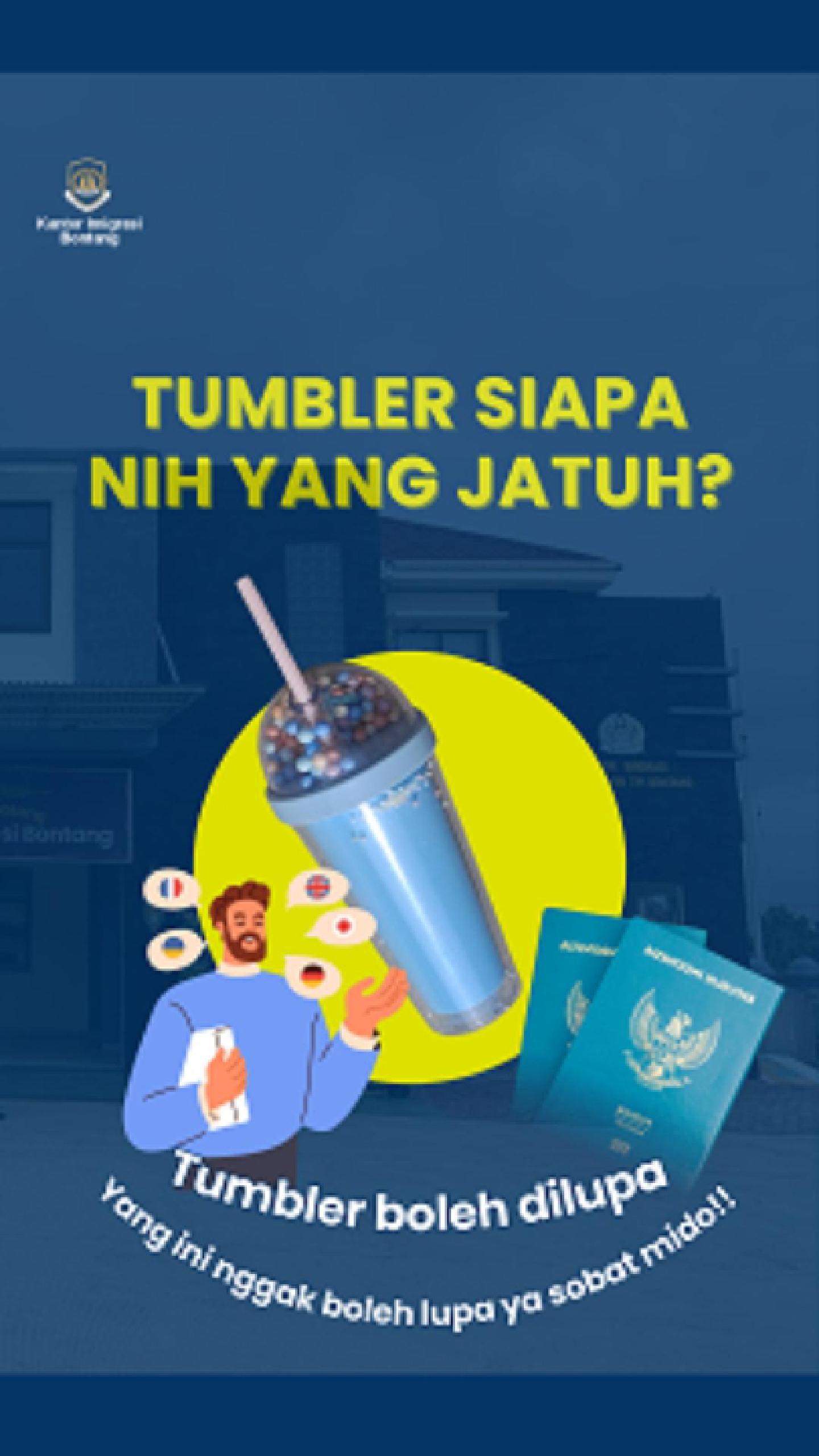 Tumbler boleh lupa, informasi disini jangan sampai lupa ya sobat mido!😊
